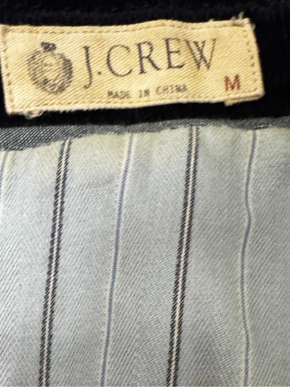 J. Crew Men's Dark Navy Corduroy Blazer